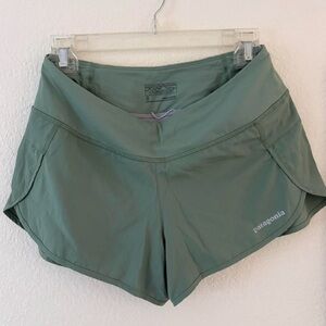 Patagonia Women's Sage Green Strider Shorts